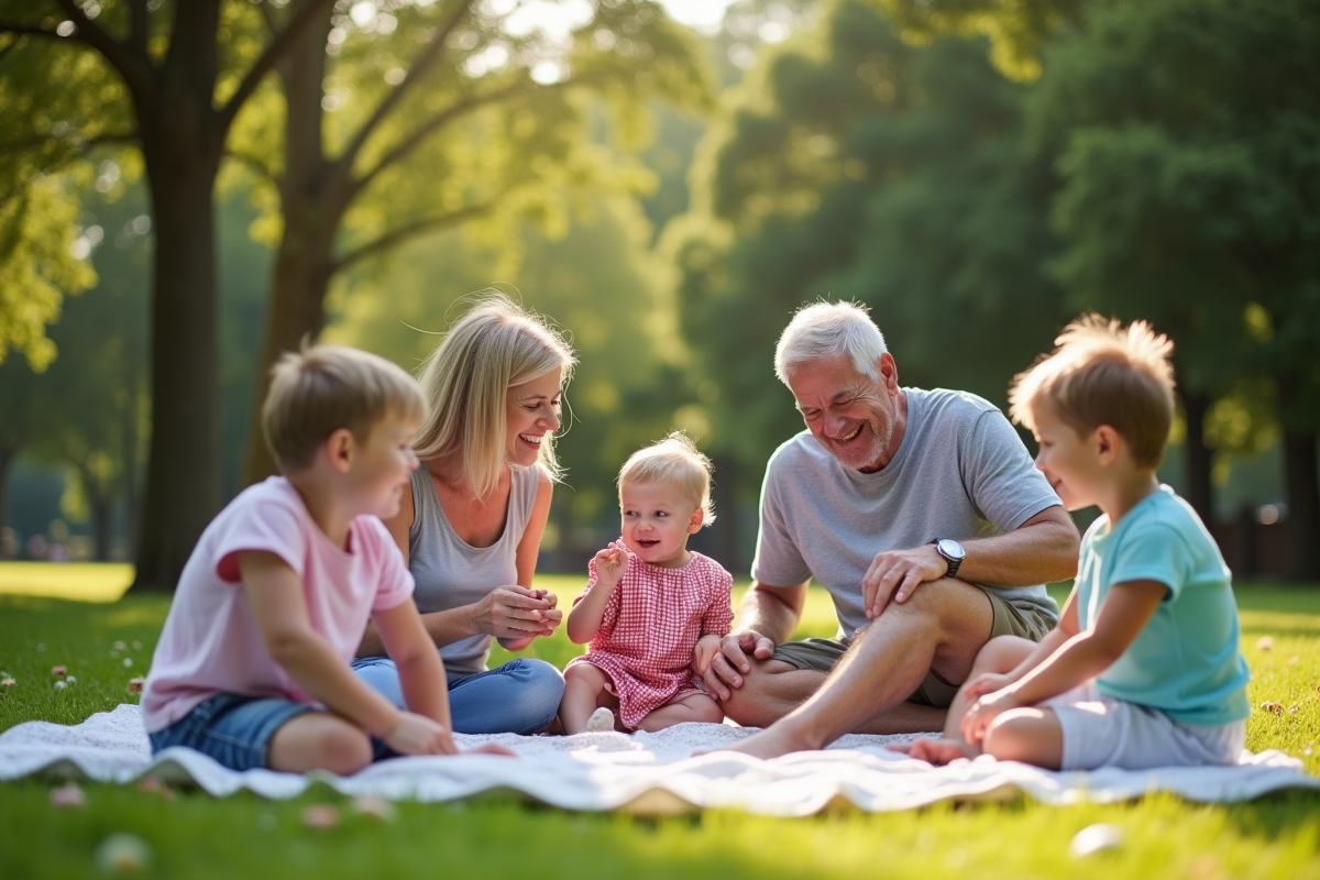 famille heureuse