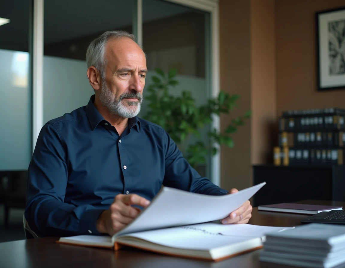 Un tuteur familial en consultation juridique avec un conseiller pour la gestion d'une tutelle légale